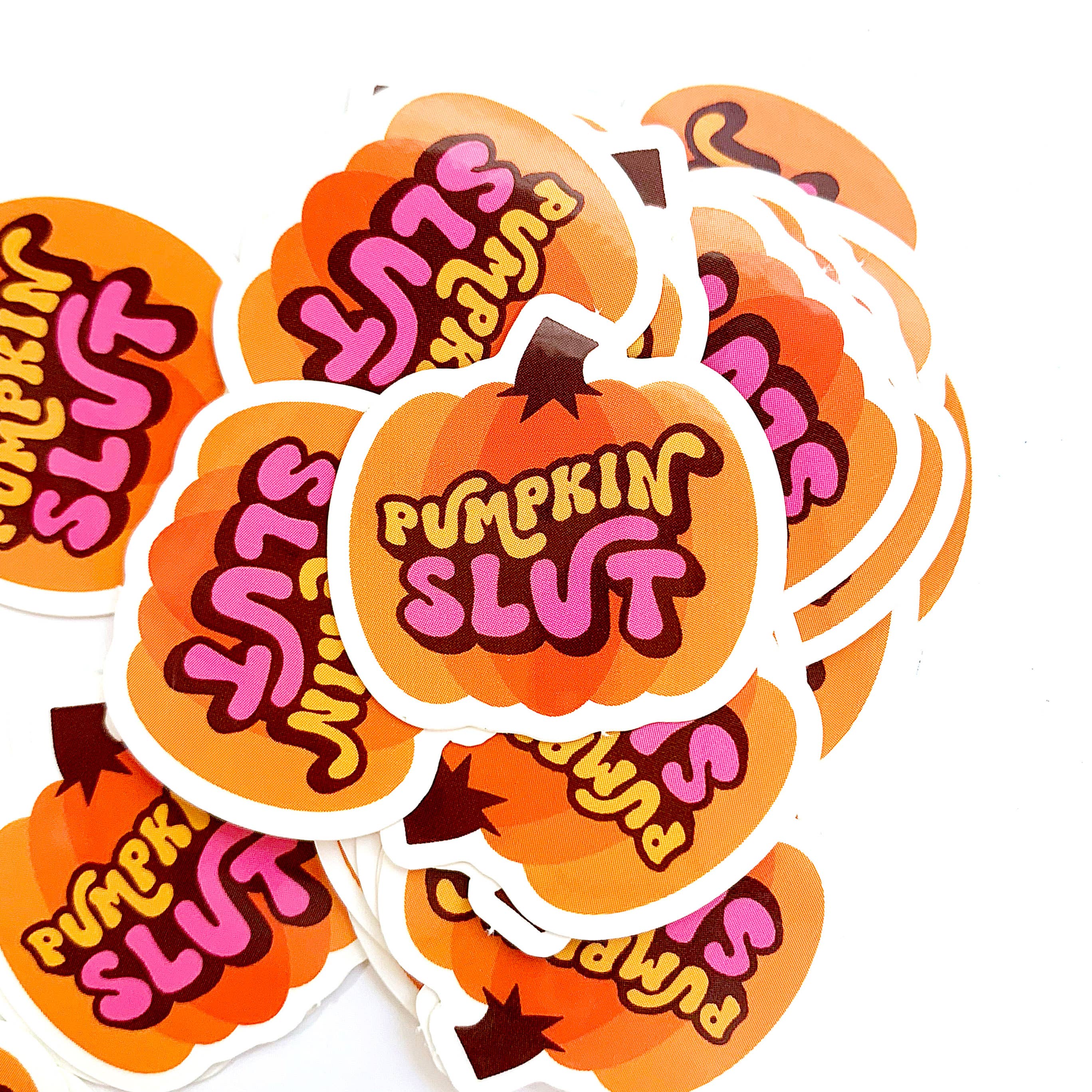 Krystan Saint Cat - Wholesale Sticker - Pumpkin Slut Mini Sticker3