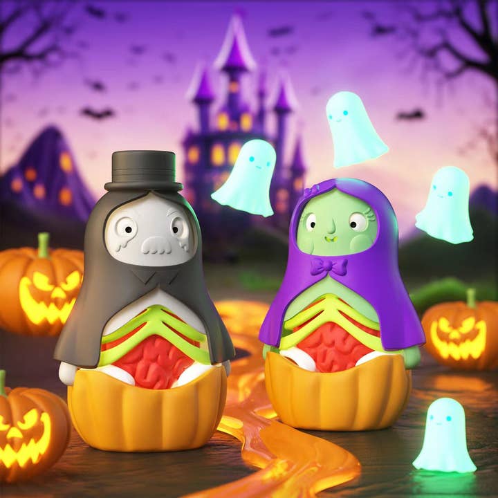 GobiDex Halloween Nesting Dolls (Sold as a set of 2 only) for wholesale by GobiDex