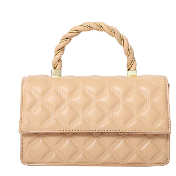 Ladies Top Handle Fashion Solid Color Satchel Bag for wholesale by Nima Accessories Inc