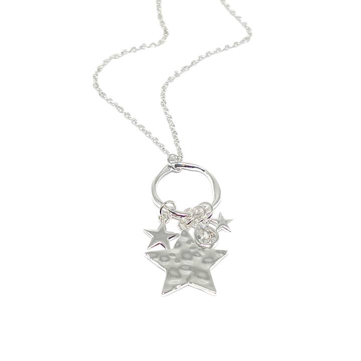 Clementine Jewellery – wholesale Pendant/charm necklace – Joanna Star Necklace - Silver