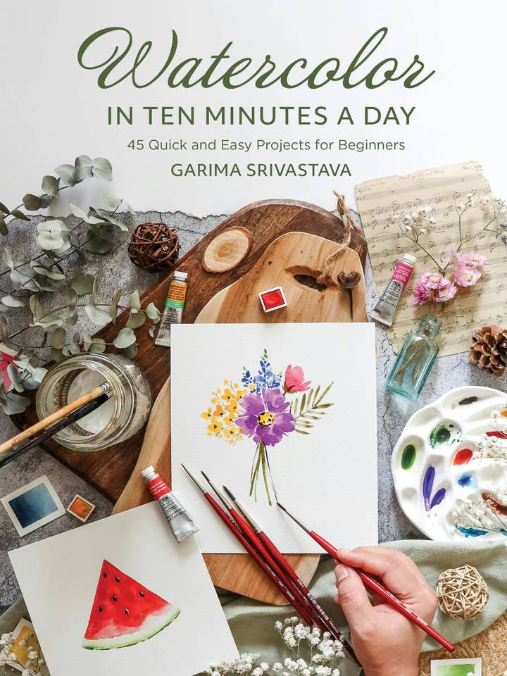 Watercolor In 10 Minutes: 45 Quick Projects For Beginners for wholesale by Macmillan Publishers