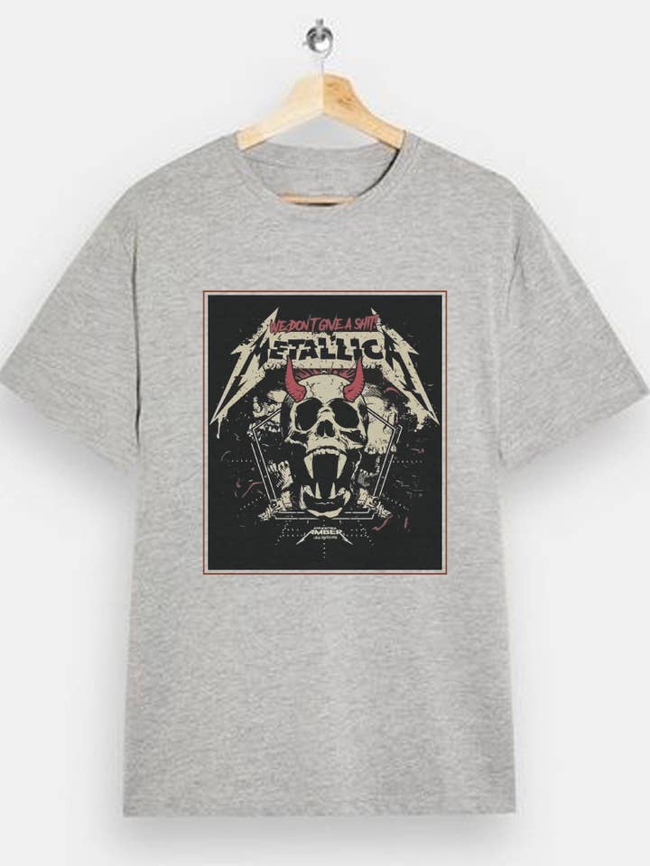 M8555 METALLICA graphic tee for wholesale by HARANG