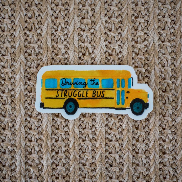 Stellar Gifts & Goods Wholesale - Wholesale Sticker - Stickers - Driving the Struggle Bus Waterproof Vinyl Sticker1