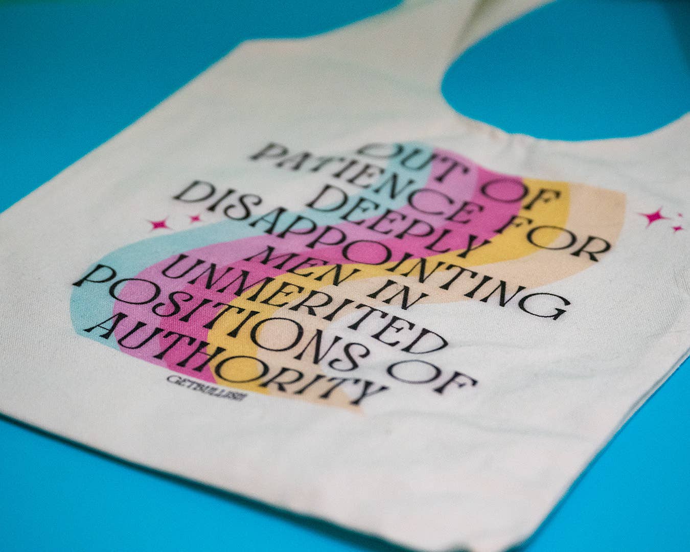 GetBullish – Engroshandel Tote bag - Dame – Feministisk tote „Ud af tålmodighed for skuffende mænd“ lærred3