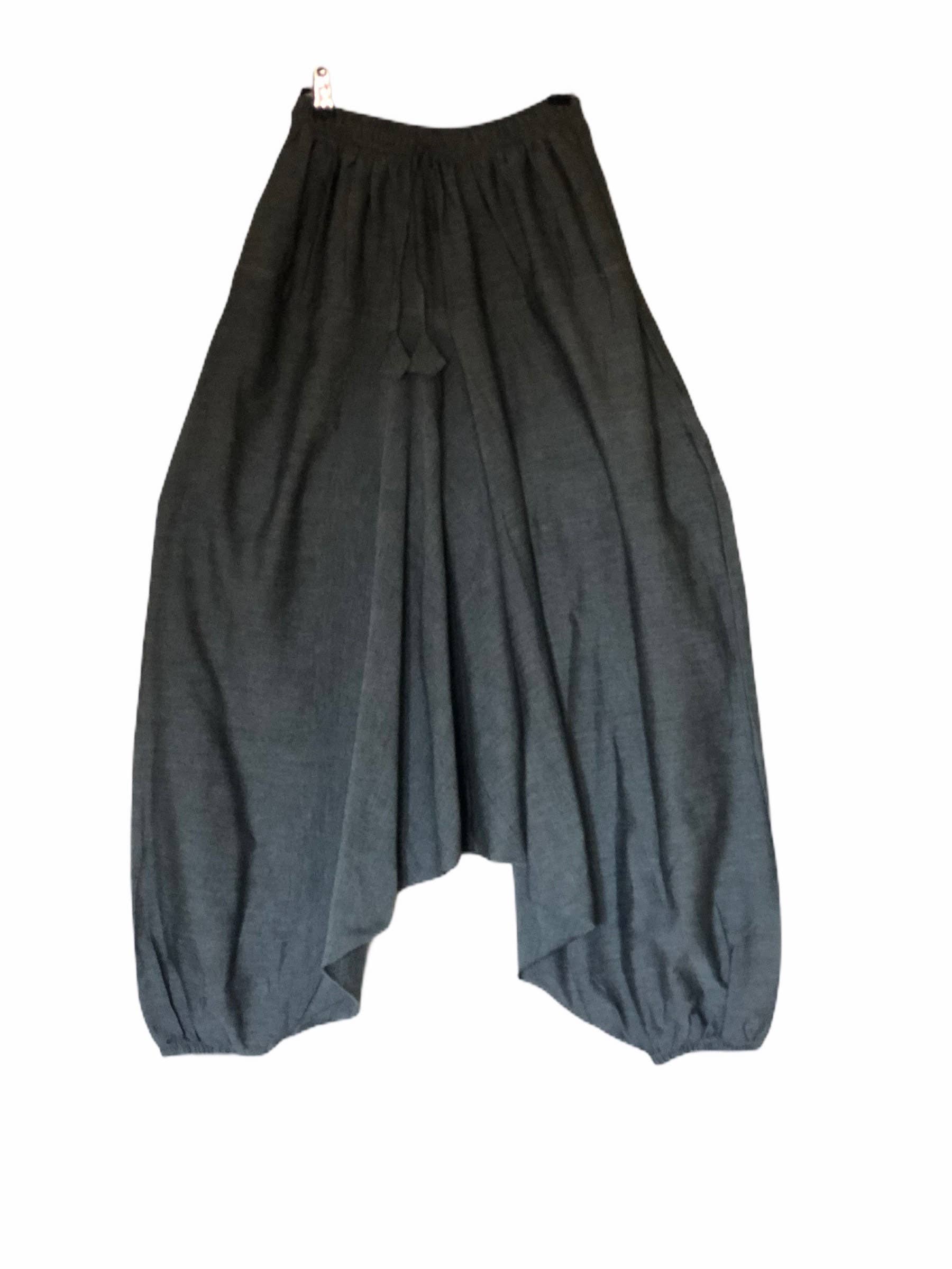 Funky Yak Ltd - Wholesale Pants - Women's - Khadi Khadar Cotton Harem Baggy Unisex Trousers6