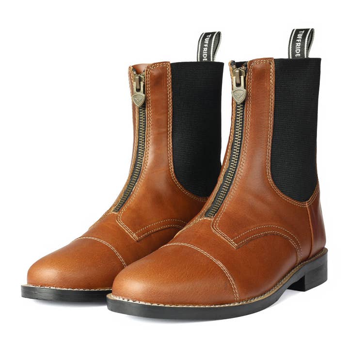 Brown TuffRider Elegance Ladies Paddock Boots for wholesale on Faire