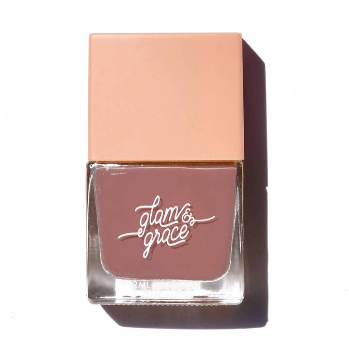 Smalto per unghie atossico - Desert Mauve per la vendita all'ingrosso da parte di Glam & Grace