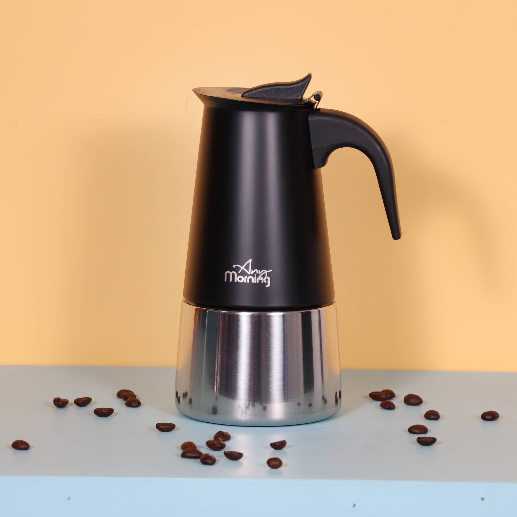 Biggbrands GmbH - Wholesale French Press - Any Morning 300ml Stainless Steel Stovetop Espresso Maker4