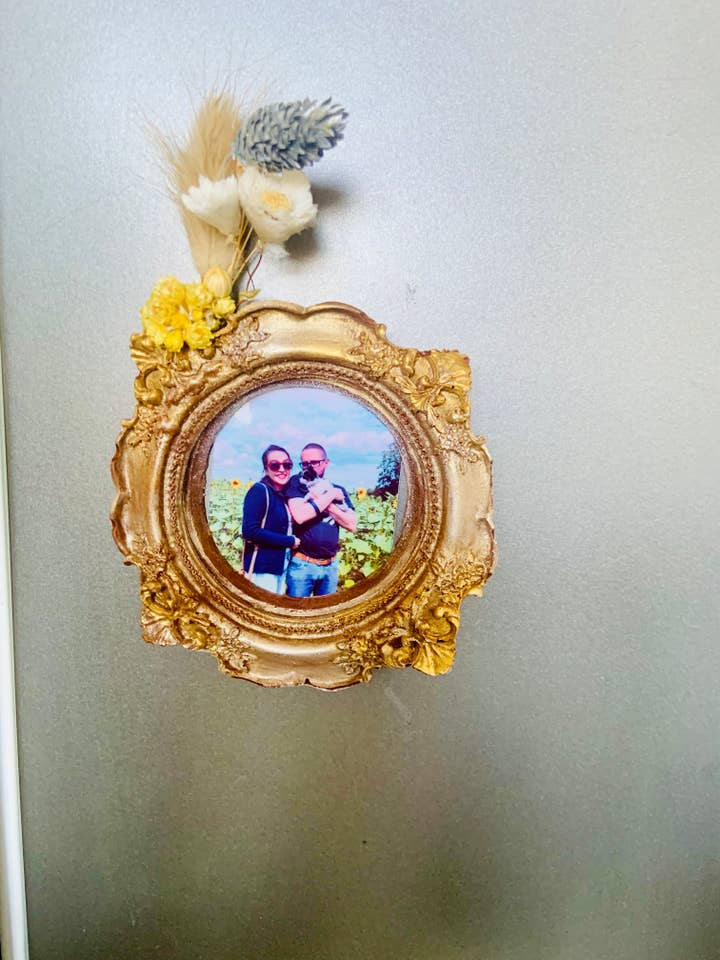 L'éco maison décoration - Wholesale Picture Frame - Magnet Frame with Flowers0