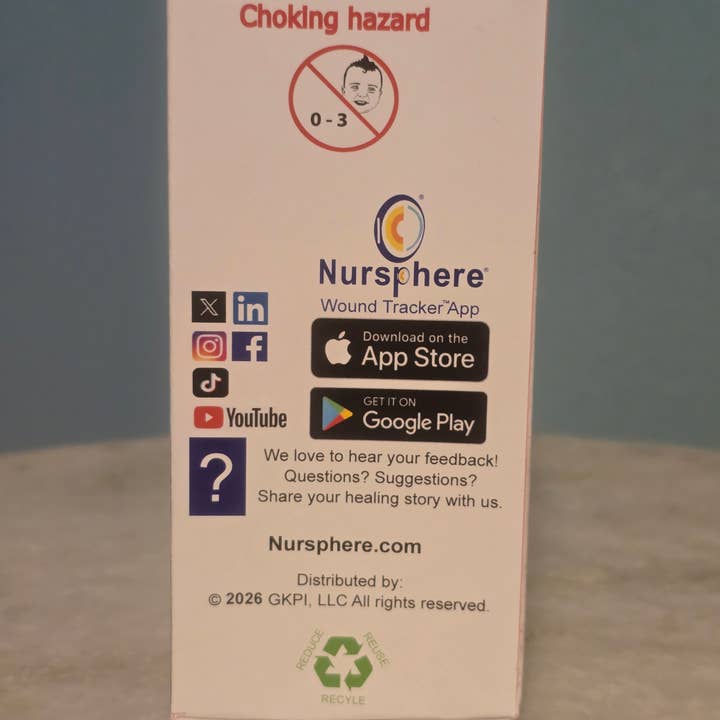 Nursphere Original Dome Bandages - Wholesale Bandaids/Bandages - Nursphere® Original Bundle Dome Bandages™/Wound Tracker™ App5