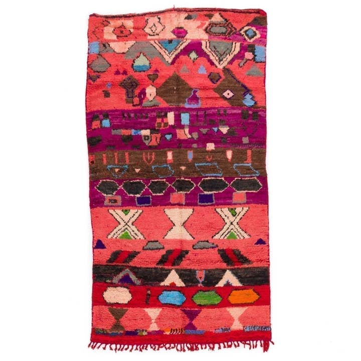 Handmade Vintage Moroccan rug 5,0 x 9,6 ft / 154 x 294 cm for wholesale by Benisouk