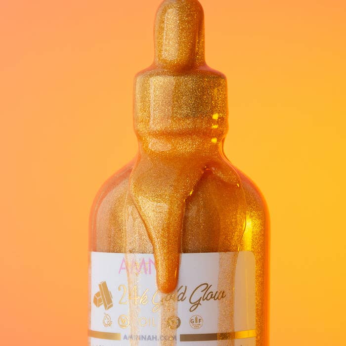 AMINNAH – wholesale Bath/body oil – 24K Gold Glow Body Oil