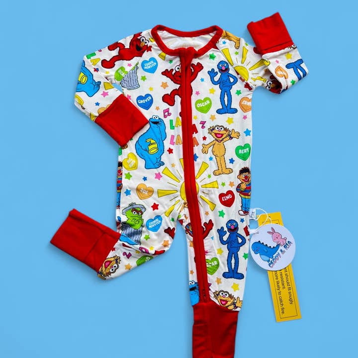 Sesame bamboo convertible zippy romper for wholesale by CEDDY & RIA