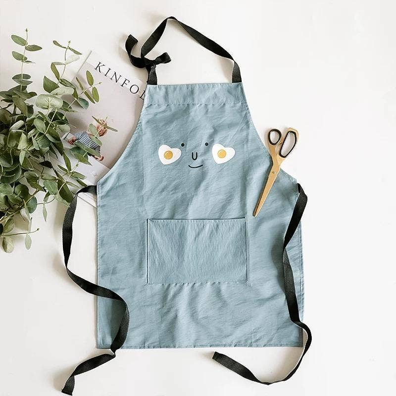 Q&C Distribution - Wholesale Apron - Parent & Kid Matching Apron - Blue0