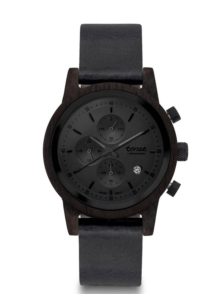 *NY* Cambridge Blackout-serie i læder for engroshandel hos Tense Watches