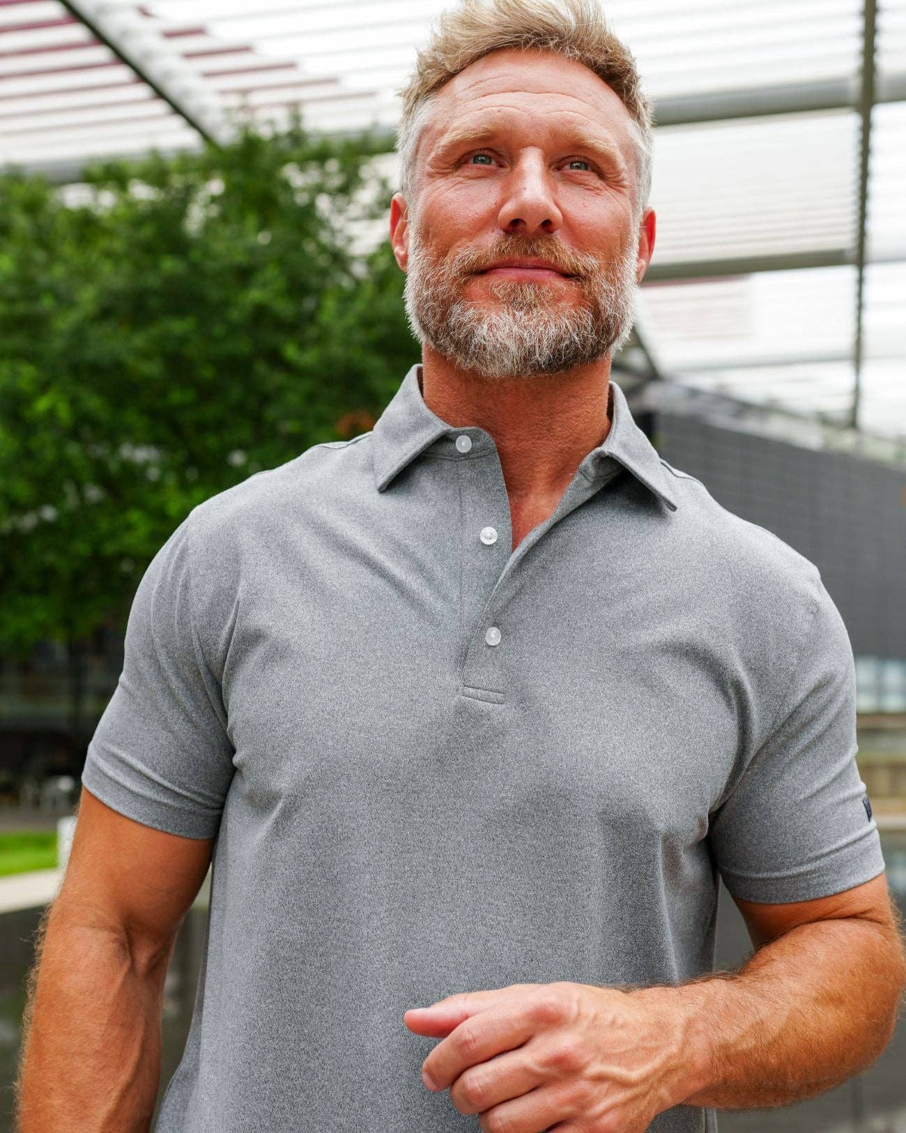 USA Palm - Wholesale Polo - Men's - Heathered Polo86