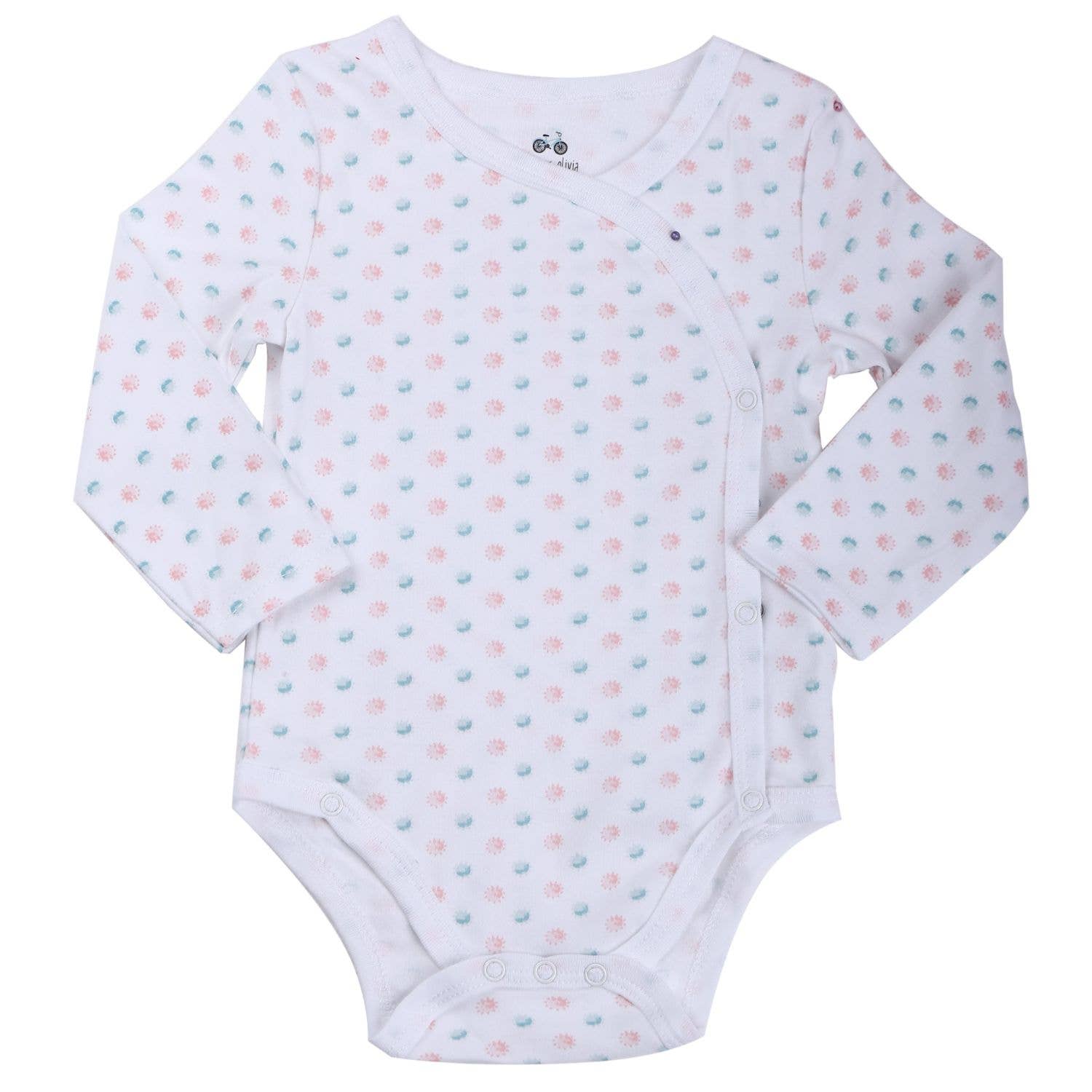 Asher and Olivia - Wholesale Bodysuit (Non-Footed) - Baby - 3 PC Kimono Bodysuit Set2