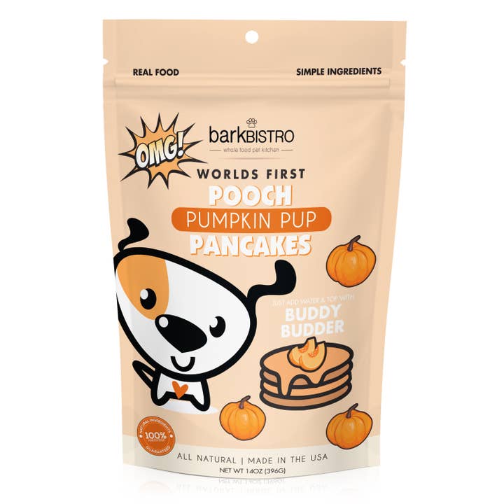 Bark Bistro - Wholesale Pet Treats - Dog - Dog Pancakes Pooch Pancakes Flavor Pack Case 123