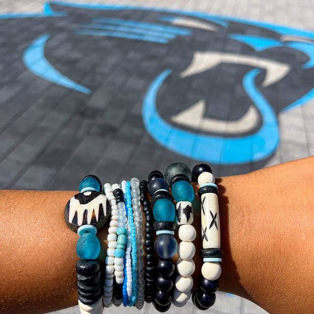 Twine & Twig - Wholesale Jewelry Set - Trio Stack Bracelet Set | CFC + Panther Pride