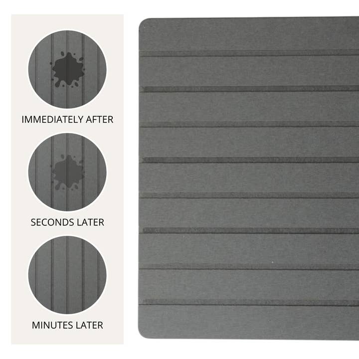 The Brandt Haus - Wholesale Dish Drying Mat/Rack - Quick Drying Diatomaceous Earth Dish Mat4