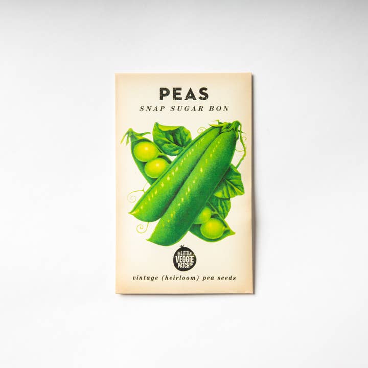 Pea "Snap Sugar Bon" Heirloom Seeds for wholesale by Little Veggie Patch Co