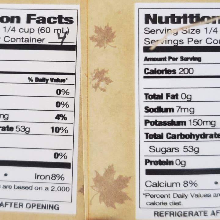 Meridan Hill Maple Farm - Vente Sirops d'érable - Sirop d'Érable Pur Bio NH Bouteille en Verre Feuille d'Érable (50ml)2