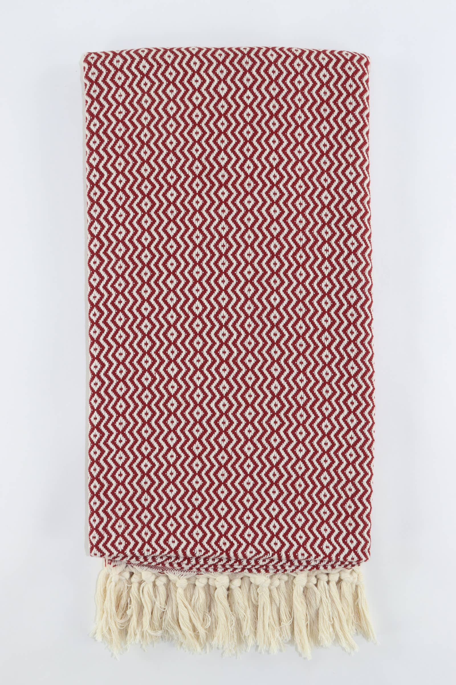 Bourgondië Premium badhanddoek van Turks katoen met diamanten en strandspa voor groothandel op Faire2