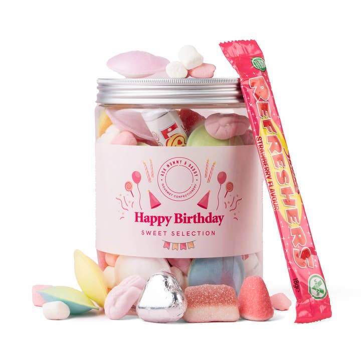 Happy Birthday Pink Share Tub for wholesale by Ask Mummy & Daddy