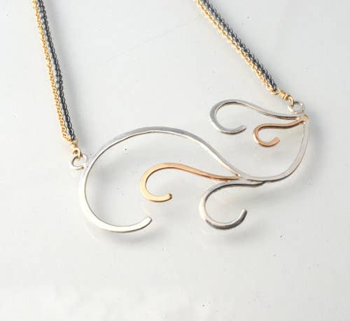 Liv & Lov - Wholesale Pendant/Charm Necklace - Wave Necklace0