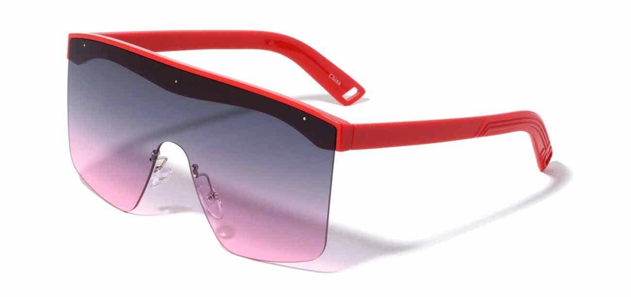 Sunrayzz Imports - Wholesale Sunglasses - Unisex - Rimless One Piece Shield Lens Shades p67185