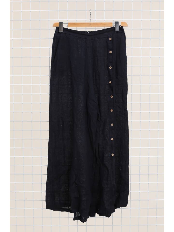 la maison des fibres naturelles – Engroshandel Bukser - Dame – Knapbukser med lige ben 9320 100%LIN20