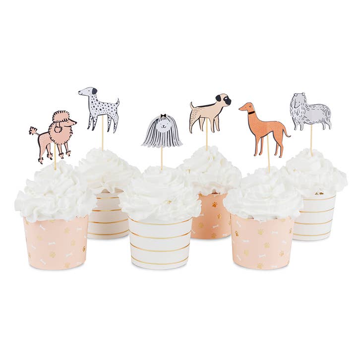 Jollity & Co. + Daydream Society - Wholesale Cake/Cupcake Topper - Bow Wow Cupcake Decorating Set2