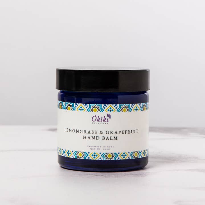 Bálsamo de manos de limoncillo y pomelo para venta al por mayor de Okiki Skincare