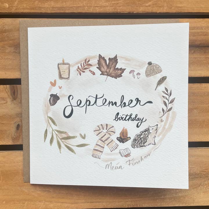 The Birthday Collection - September for wholesale by PaperTwigs Designs