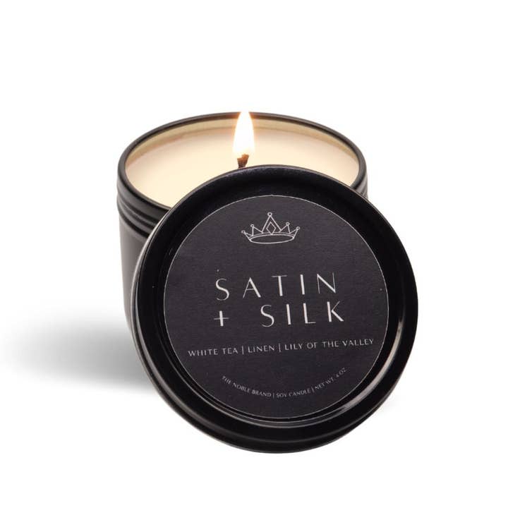 The Noble Brand - Wholesale Jar/Filled Candle - Satin + Silk Soy Candle