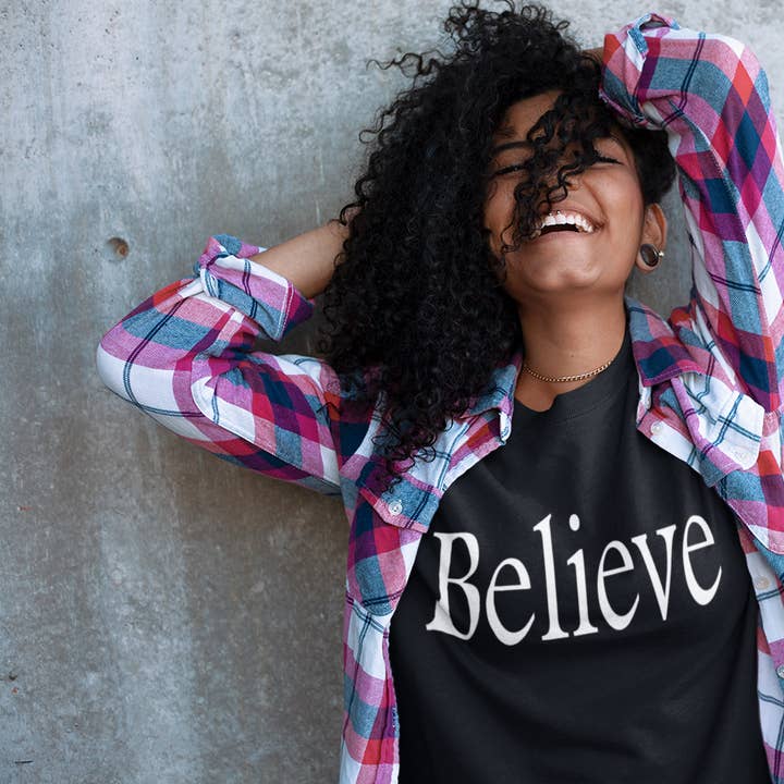 Girocollo unisex Believe per la vendita all'ingrosso da parte di inspire