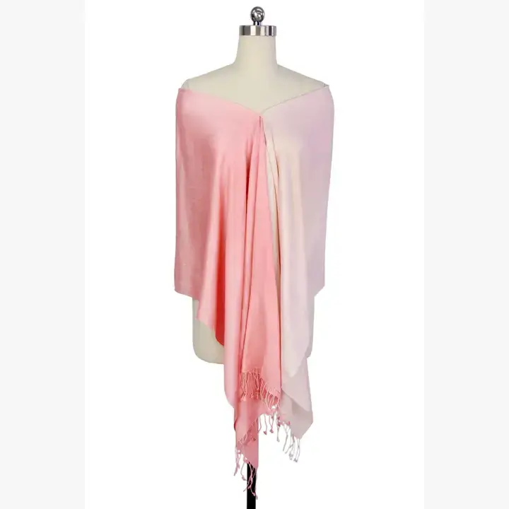 SAACHI - Wholesale Scarf - Women's - Cashmere Silk A Scarf With Eyelash Fringe24