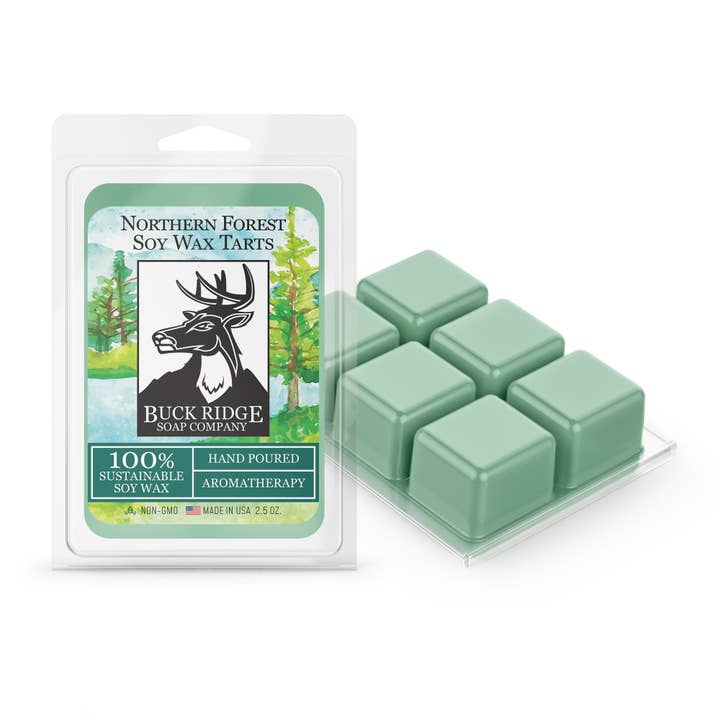 Northern Forest Scented Wax Melts for wholesale by Buck Ridge Soap Company