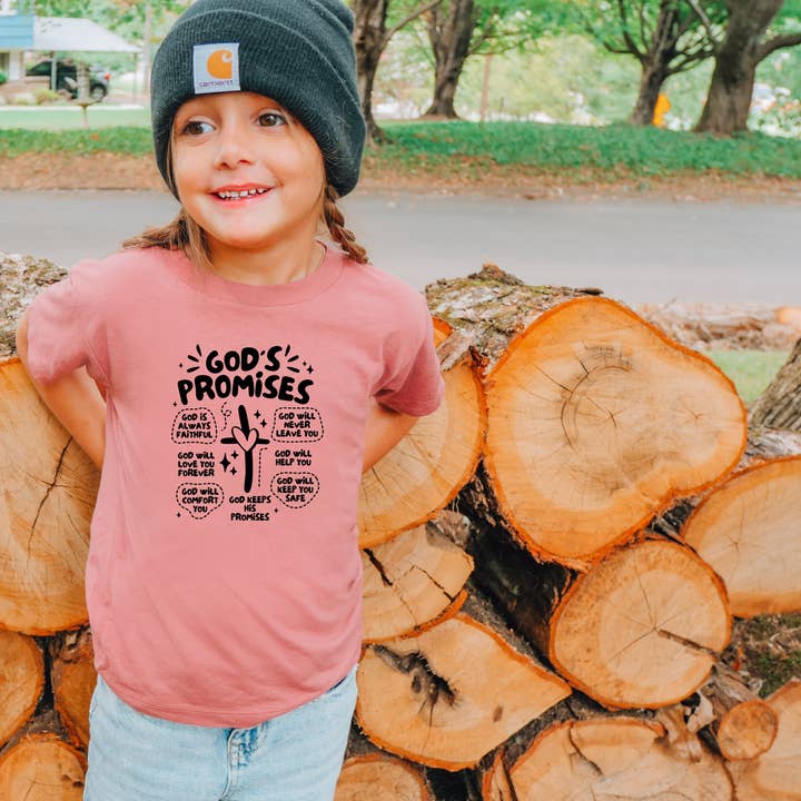GOD'S PROMISES TODDLER TEE for wholesale by Dwell Apparel