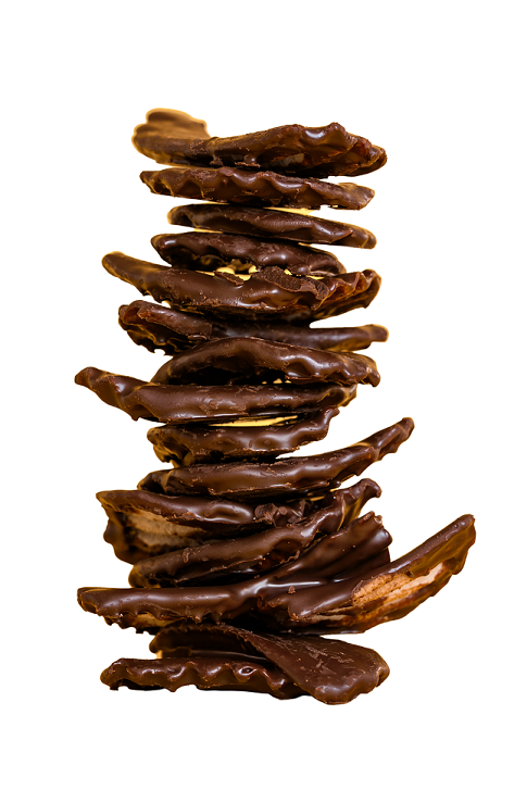 Anne of Green Gables Chocolates - Wholesale Chocolate Covered Sweets - COW Chips- DARK Chocolate Covered Potato Chips (150g)1