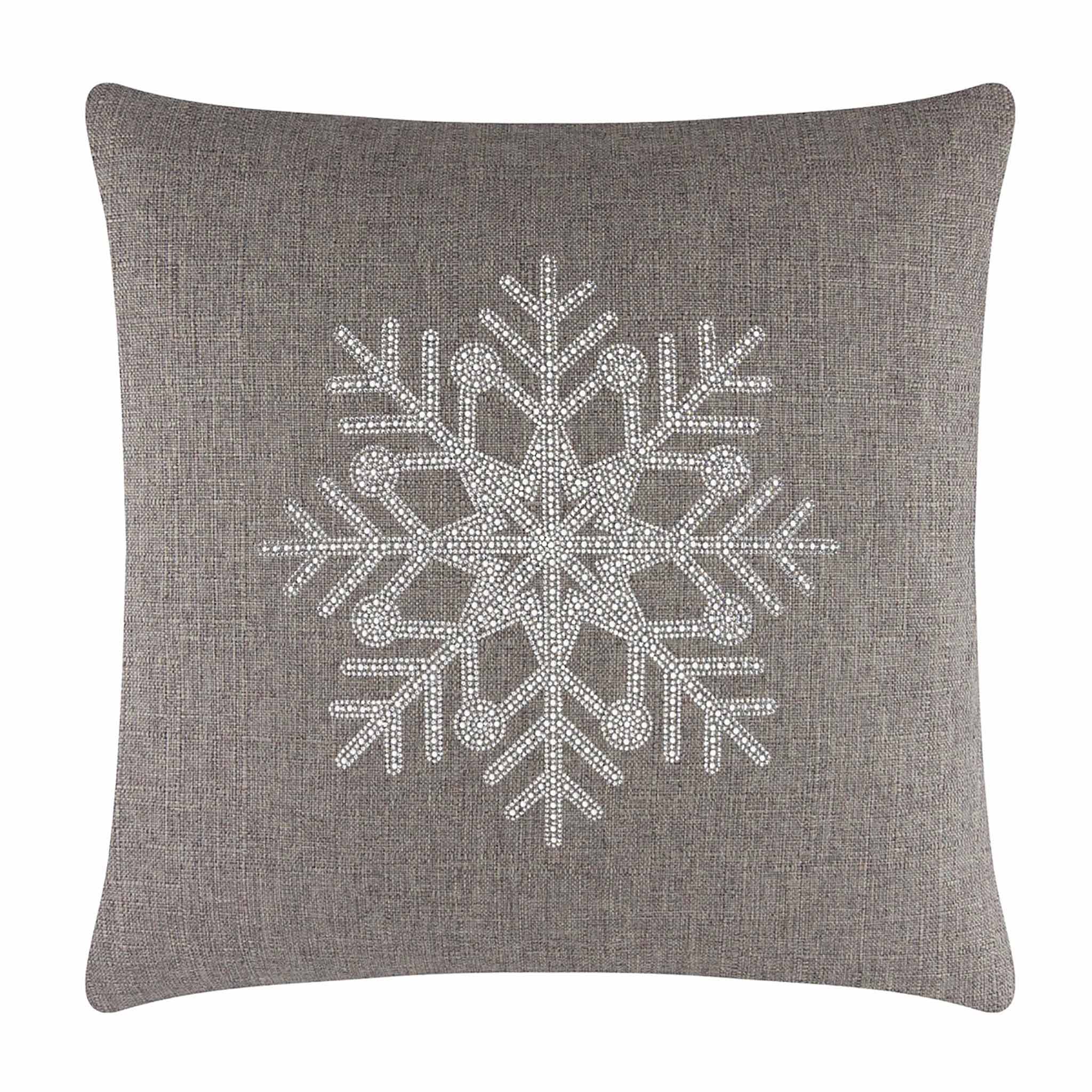 Sparkles Home - Wholesale Throw/Decorative Pillow - Rhinestone Snowflake Pillow46