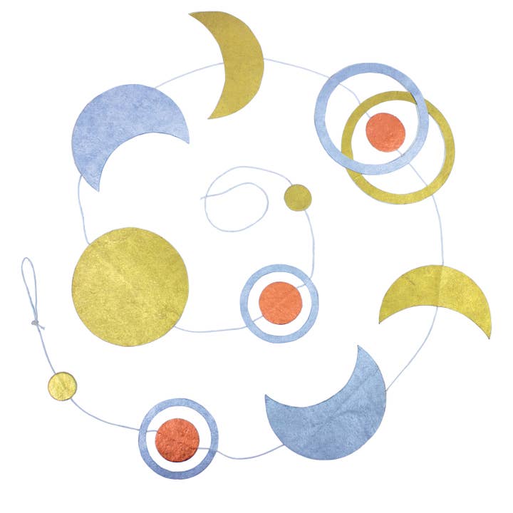 Moon Phase Garland for wholesale by dZi Handmade