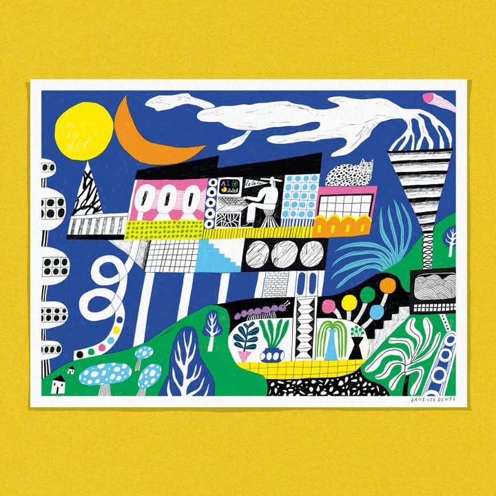 30X40 CM Print / Poster - MAGIC HOUSE - AFF106 for wholesale by Dans Les Dents