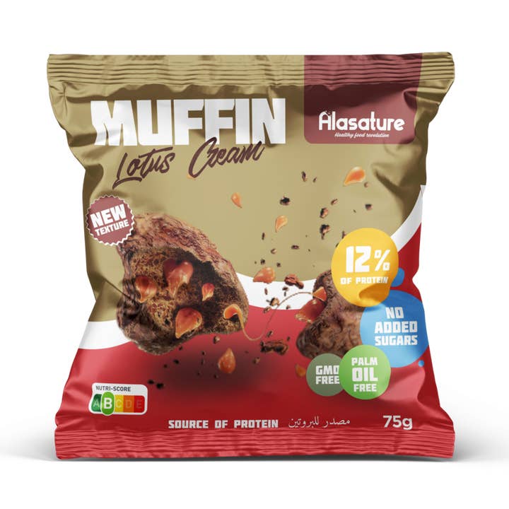 Lotus Cream Muffin for wholesale by Alasature / Elmafood Iberica SL