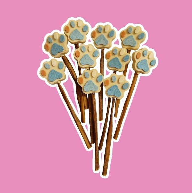 Manufaktur Sweet Crunchy Bit® Handmade DogFood 🐾 - Vente Friandises – chien - Sucettes en forme de patte pour chiens SCB PawlOlly2