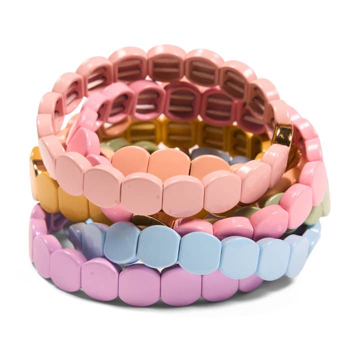 Malibu Sugar – wholesale Beaded bracelet – Sweet Tart Tile Bracelets in Assorted Colors16