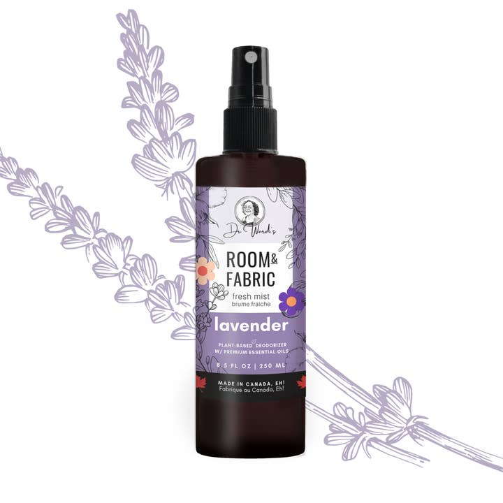 Room & Fabric LAVENDER Mist - All Natural - 8oz 250ml for wholesale by Dr. Ward's Fresh Mist