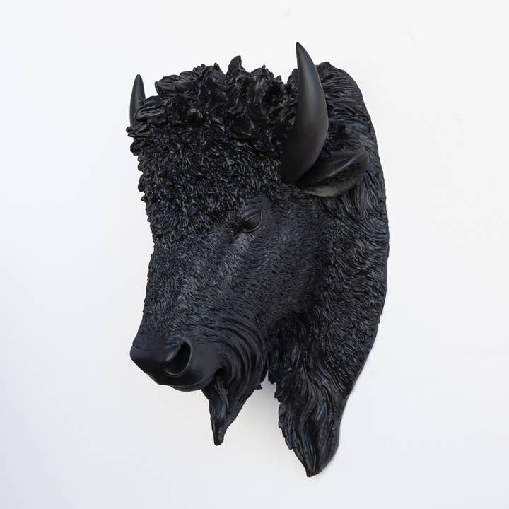 Near and Deer – Engroshandel 3D-vægkunst – Faux Bison vægbeslag3