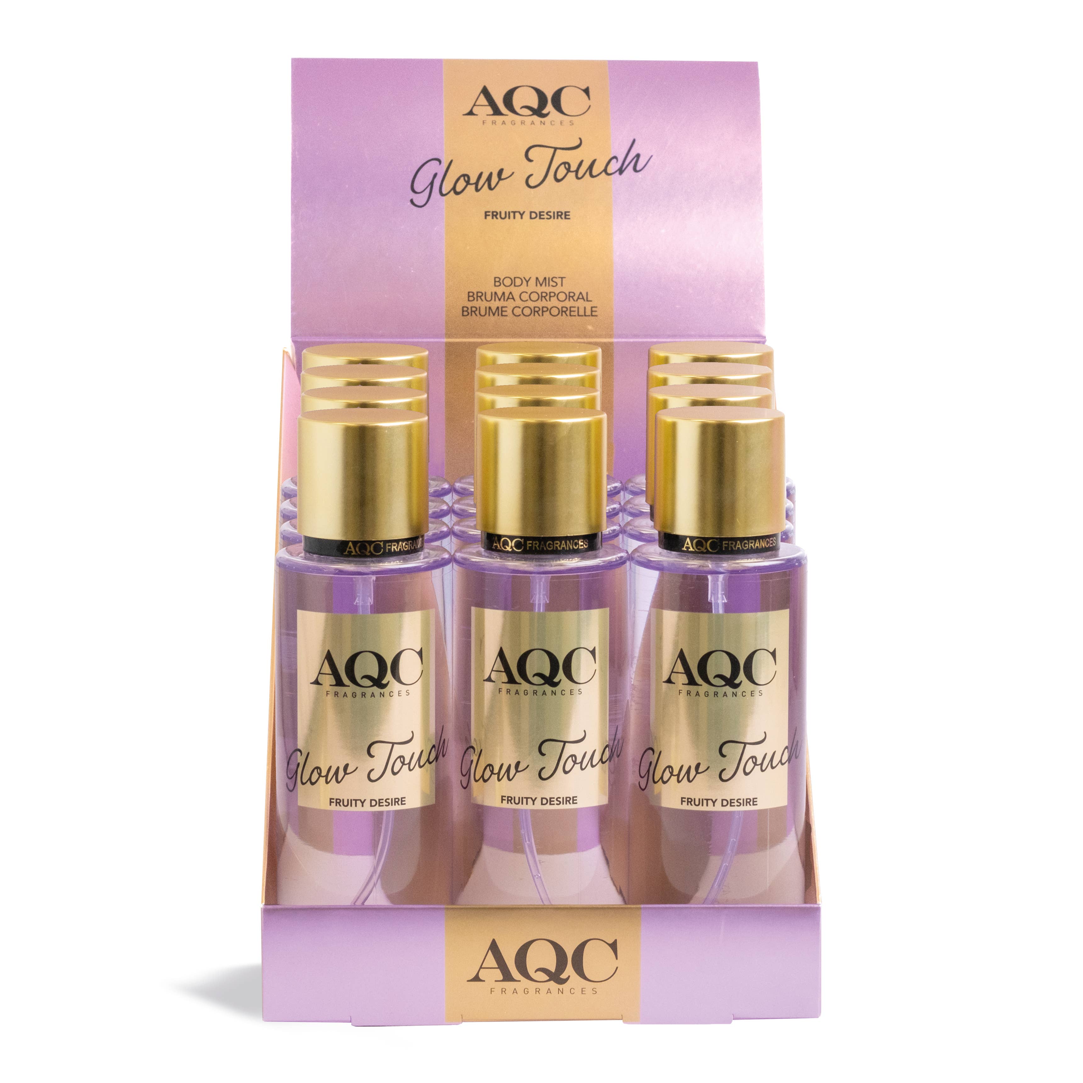 Aquarius Cosmetic SLU - Vendita all'ingrosso Spray/Acqua viso e corpo - AQC Fragrances & Body Mist Glow Touch Fruity Desire2