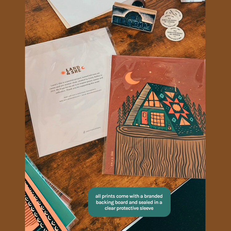 Land & She - Wholesale Art Print - Desert Folk Blanket1